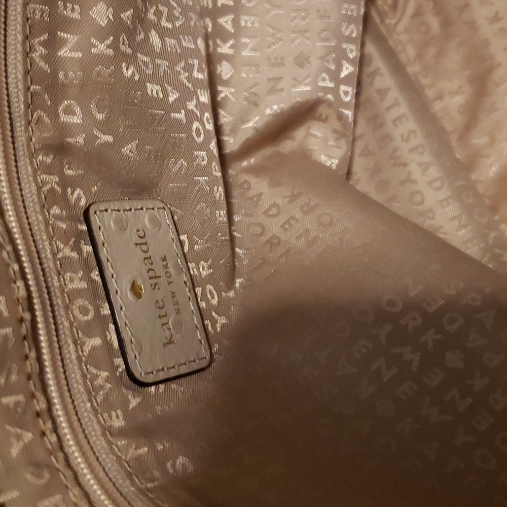 Kate Spade Harmony Valencia ostrich tote - Picture 7 of 9